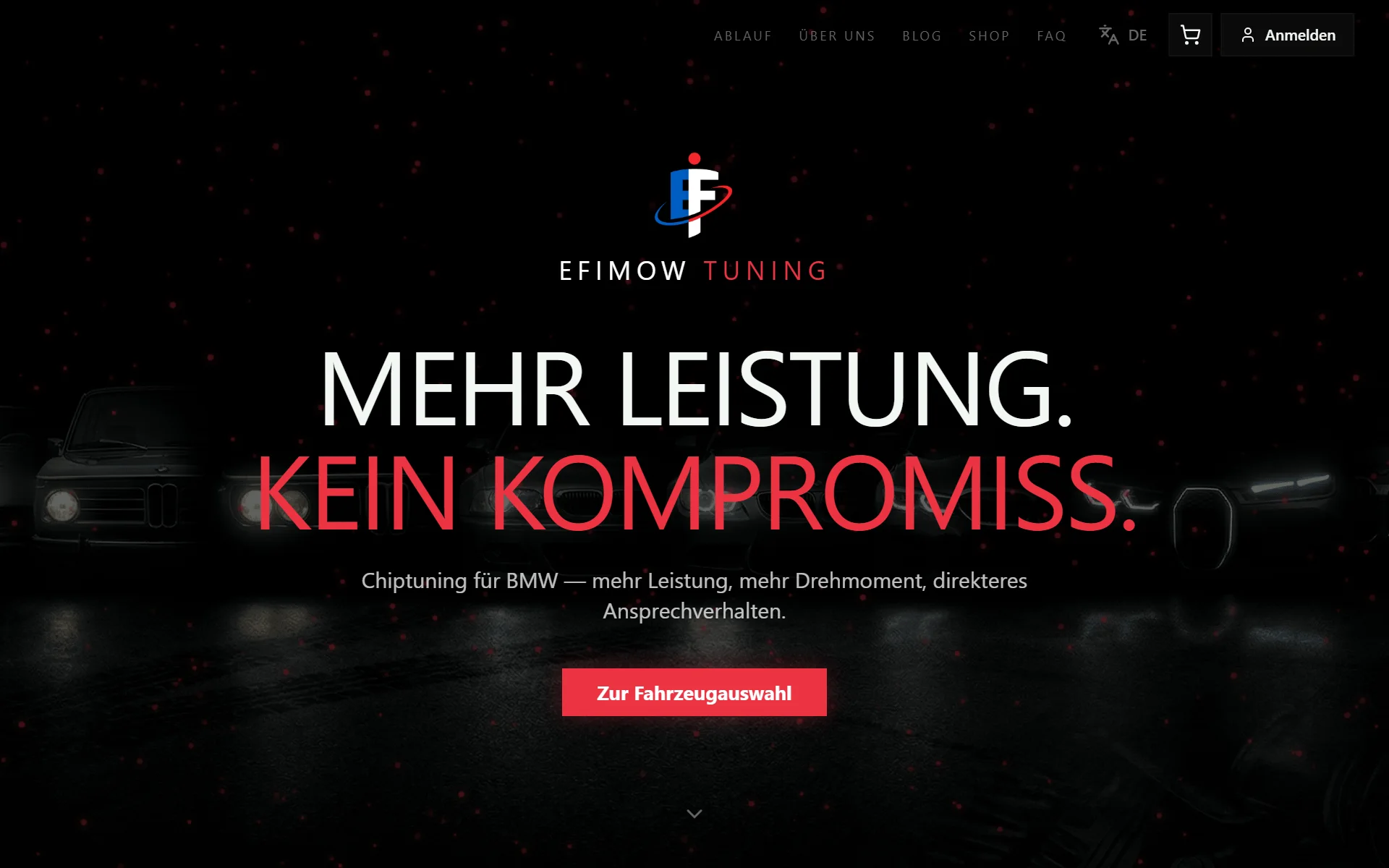 Startseite von Efimow Tuning — MEHR LEISTUNG. KEIN KOMPROMISS.